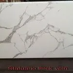 Statuario thick vein cuarț Alb din 🇮🇹 Italia