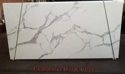 Statuario thick vein cuarț Alb din 🇮🇹 Italia