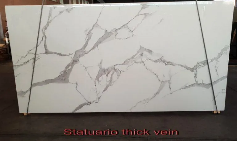 Statuario thick vein cuarț Alb din 🇮🇹 Italia