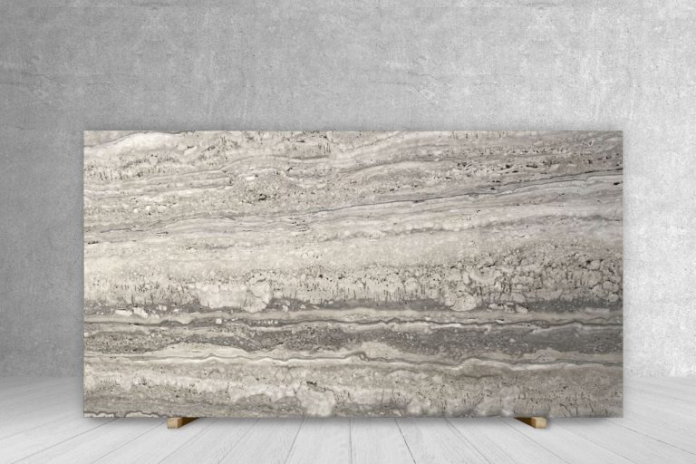 TRAVERTINO SILVER ORIGINAL marmură Gri din 🇮🇹 Italia