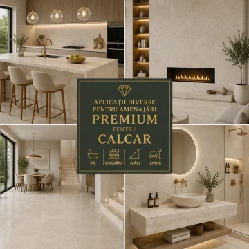 Calcar premium natural Granital utilizat în aplicații diverse pentru amenajări interioare și exterioare elegante, cu finisaje rafinate și textură autentică.