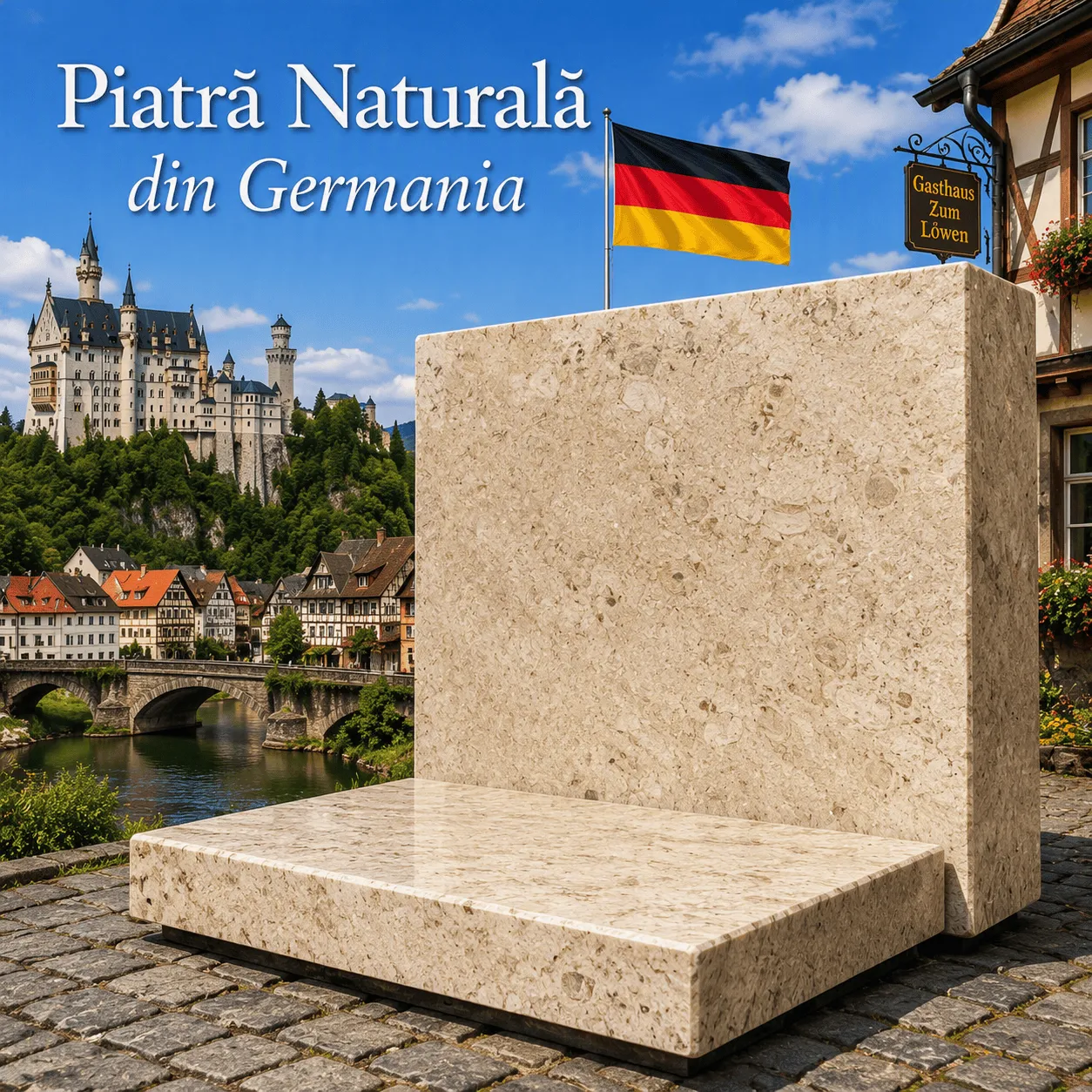 Piatră naturală din Germania Jura Beige, calcar bej cu aspect uniform și textură naturală elegantă, potrivit pentru amenajări interioare și exterioare.