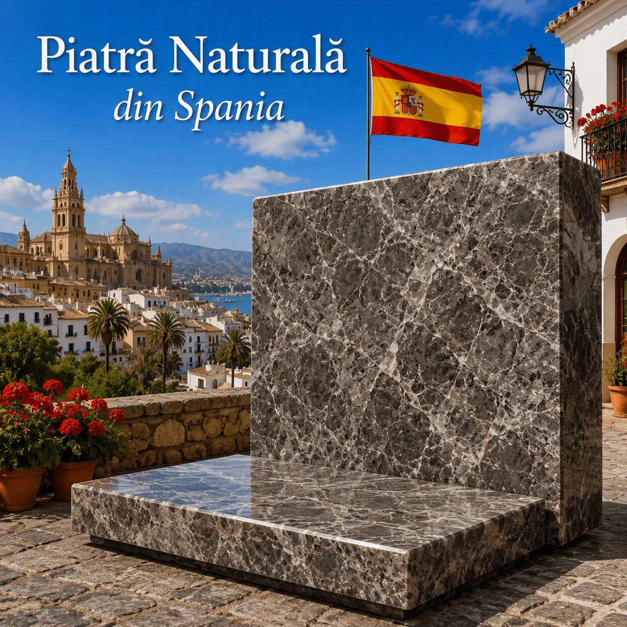 Piatră naturală din Spania Emperador Grey, marmură gri cu venaturi elegante și aspect sofisticat pentru amenajări premium.